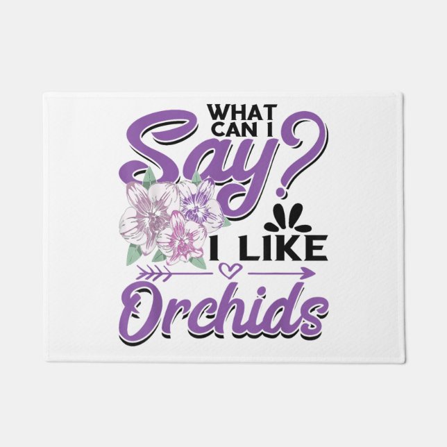 Orchid Gardening Doormat (Front)