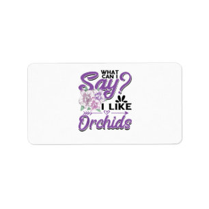 Orchid Gardening Label