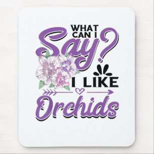 Orchid Gardening Mouse Pad
