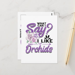 Orchid Gardening Postcard