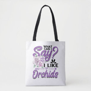 Orchid Gardening Tote Bag