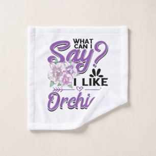 Orchid Gardening Wash Cloth
