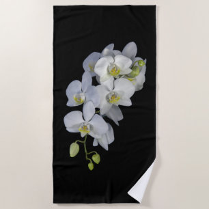 Orchid Garland Beach Towel