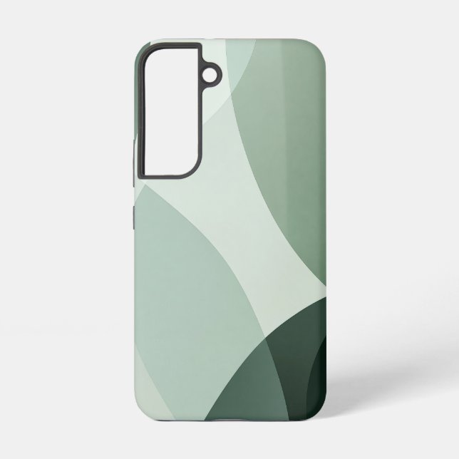 Orchid Glitch Samsung Galaxy S22 Case (Back)
