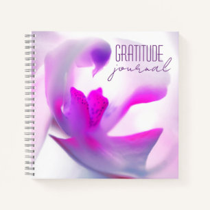 Orchid "Gratitude Journal" Spiral Notebook