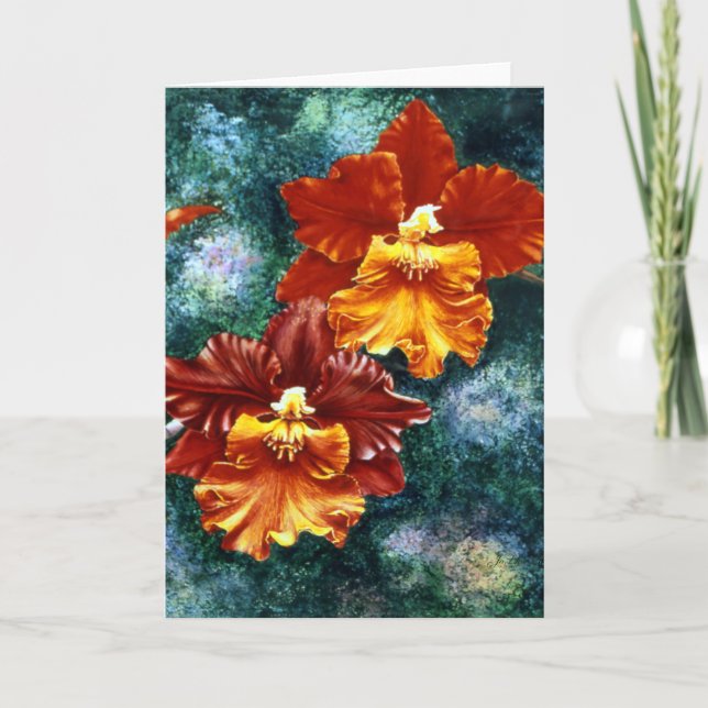 Orchid Greeting Card (Front)