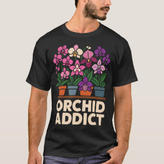 Orchid Grower Whisperer Mum Rare Plant Botanical T-Shirt