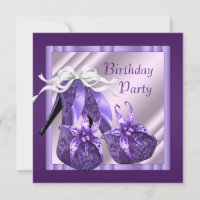 Orchid High Heel Shoes Womans Purple Birthday