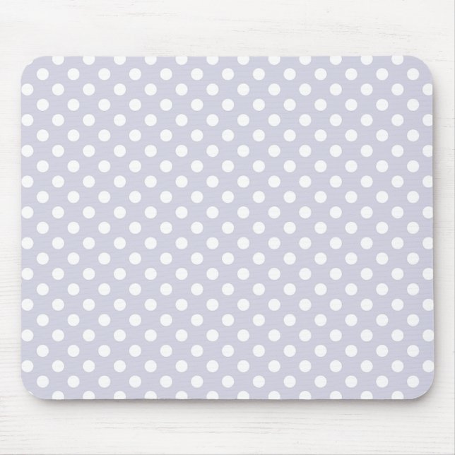 Orchid Hush Polka Dot Mousepad (Front)