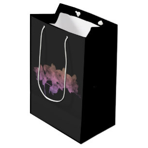 Orchid Ipanema shadow on a dark background Medium Gift Bag