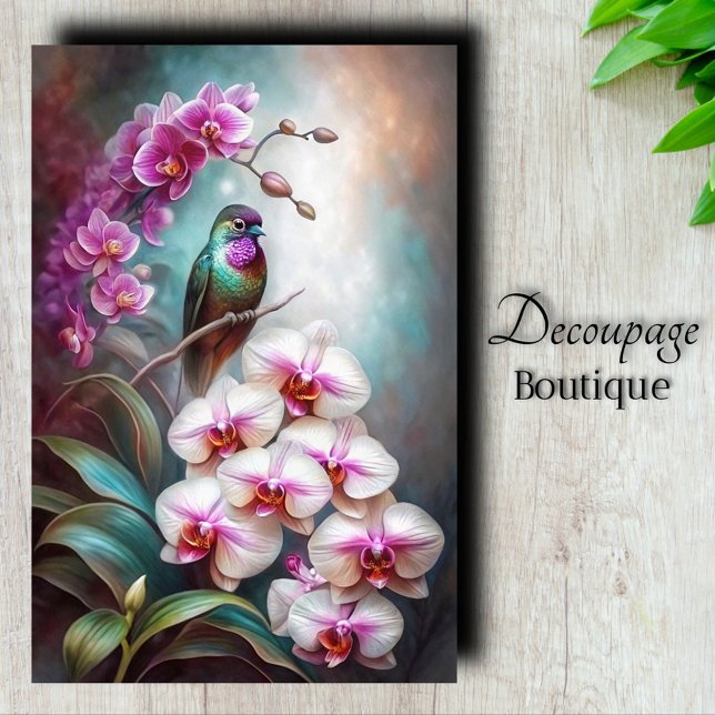 Orchid Jewel Decoupage Tissue Paper (Orchid Jewel Decoupage Tissue Paper)