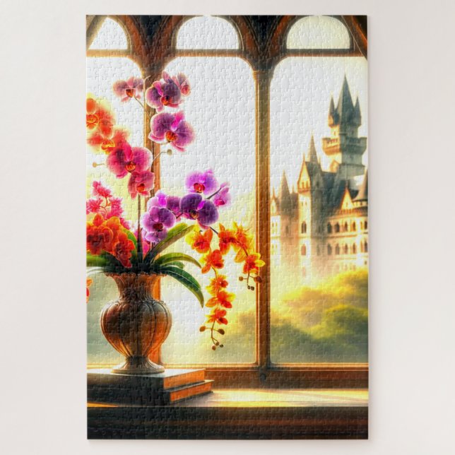 Orchid Jigsaw Puzzle (Vertical)