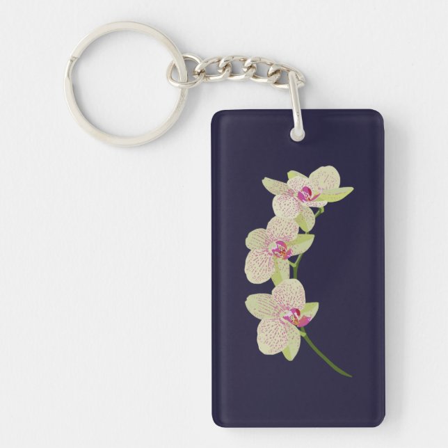 Orchid Key Ring (Front)