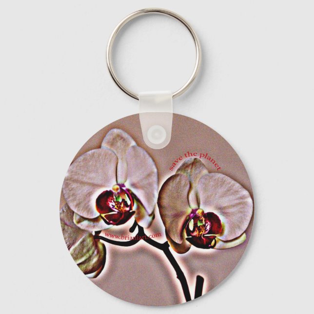 orchid key ring (Front)