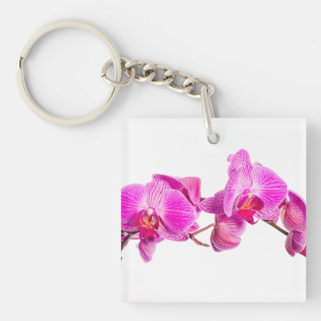 Orchid Key Ring (Front)