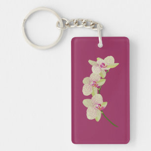 Orchid Key Ring