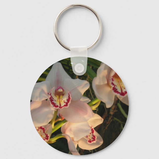Orchid Key Ring (Front)
