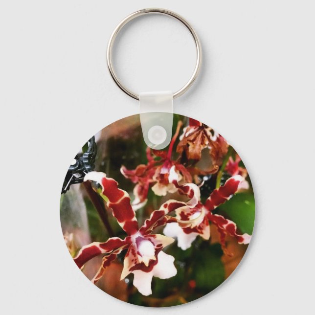 Orchid Key Ring (Front)