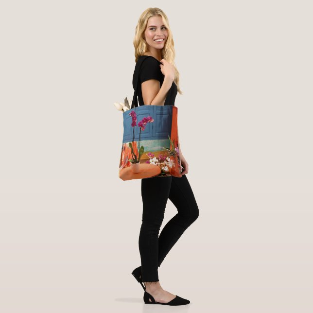 Orchid lover tote bag (On Model)
