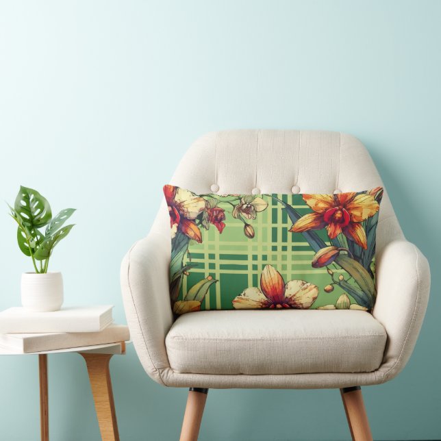 Orchid  lumbar cushion (Chair)