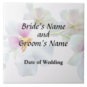 Orchid Miltoniopsis Florentine Wedding Products Ceramic Tile