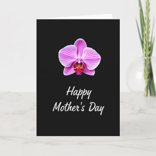 Orchid Mothers Day Floral Card