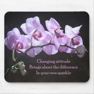 Orchid mousepad - Changing Attitude