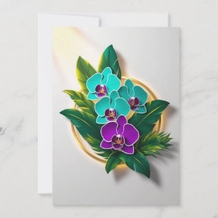 Orchid Nights at New York Botanical Garden   Invitation