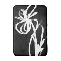 Orchid Noir: Abstract Black & White