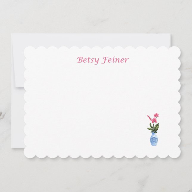 Orchid Notecard (Front)