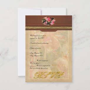 Orchid - Oncidium Orchid - Eye Candy RSVP Card