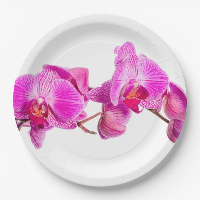 Orchid Paper Plate (Front)