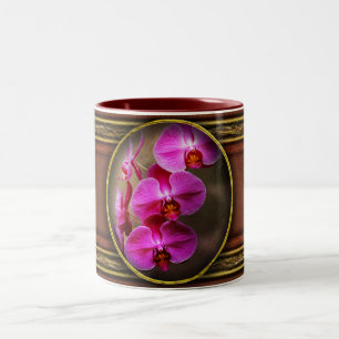 Orchid - Phalaenopsis - The moth orchid Two-Tone Coffee Mug