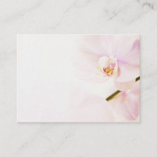 Orchid - Pink High Key Flower - Floral Template Business Card