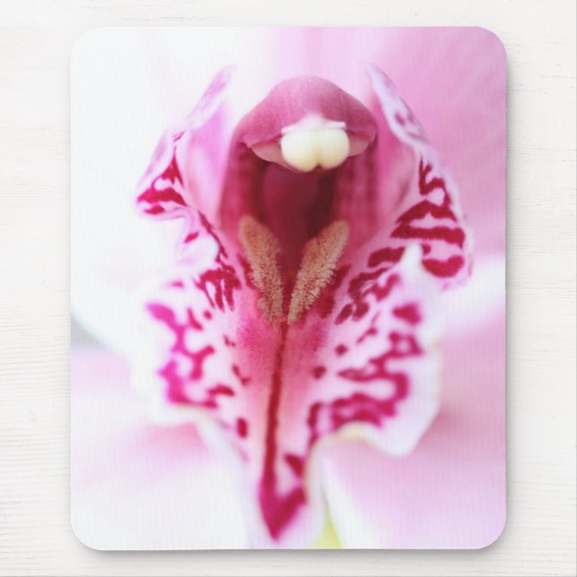 orchid - pink mouse pad (Front)