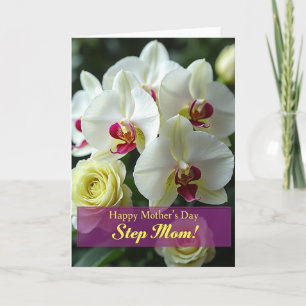 Orchid Portrait Message Card