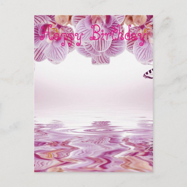 Orchid Postcard (Front)