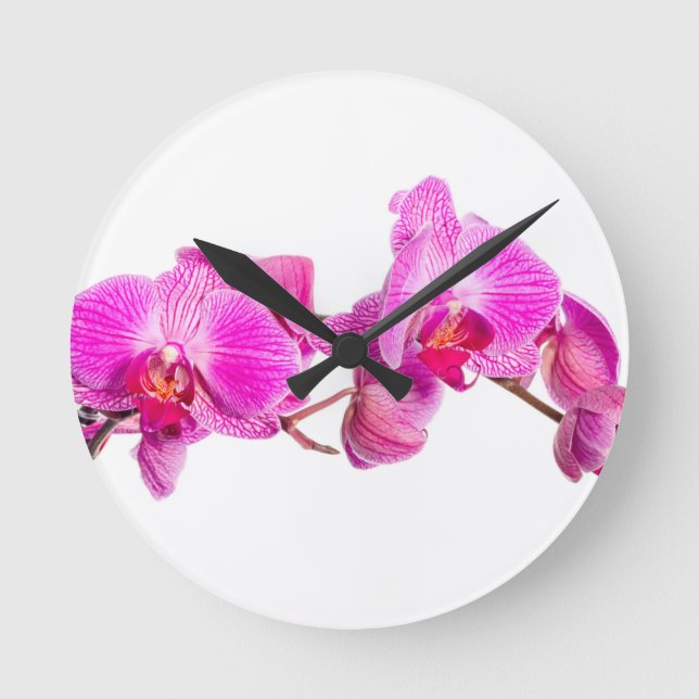 Orchid Round Clock (Front)