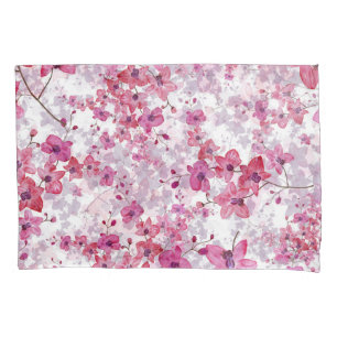Orchid: singular red beauty. pillowcase