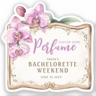 Orchid Spa Resort   Perfume Label