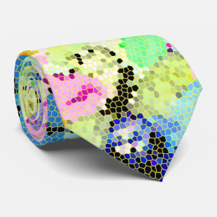 Orchid Stained Glass, Tie