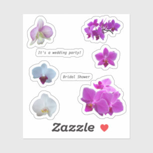 Orchid stickers