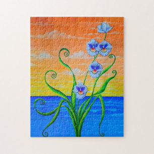 Orchid Sunset Jigsaw Puzzle