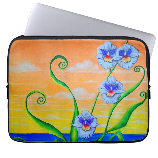 Orchid Sunset Laptop Sleeve (Front)
