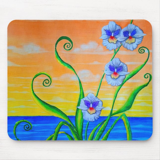 Orchid Sunset  Mouse Pad (Front)