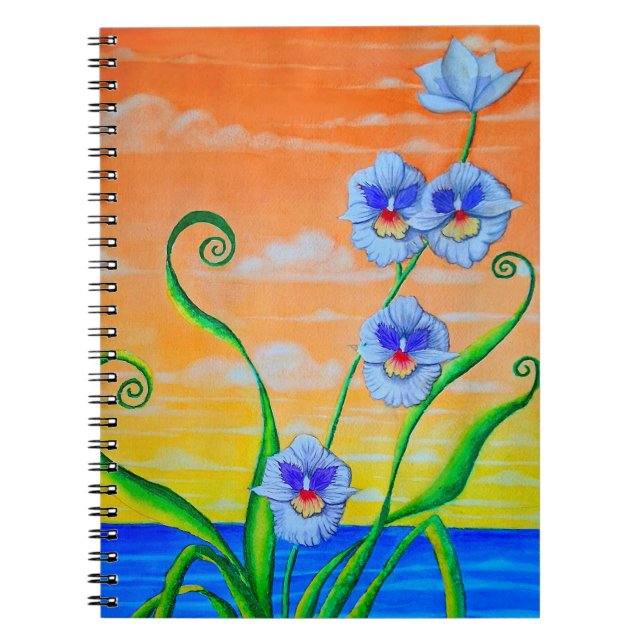 Orchid Sunset Notebook (Front)