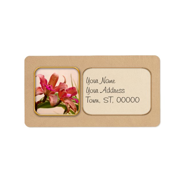 Orchid - Tickled pink Label (Front)