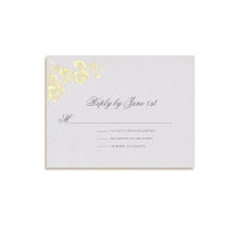 Orchid Vows Ivory Formal Classic Wedding Reply 2