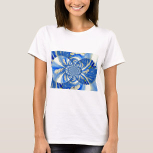 Orchid Watercolor painting, breeze, Clouds Mandala T-Shirt
