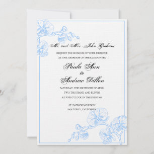 Orchid Wedding Invitation
